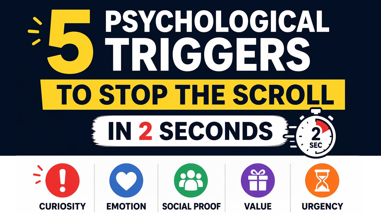 5 Psychological Triggers to Stop the Scroll in 2 Seconds