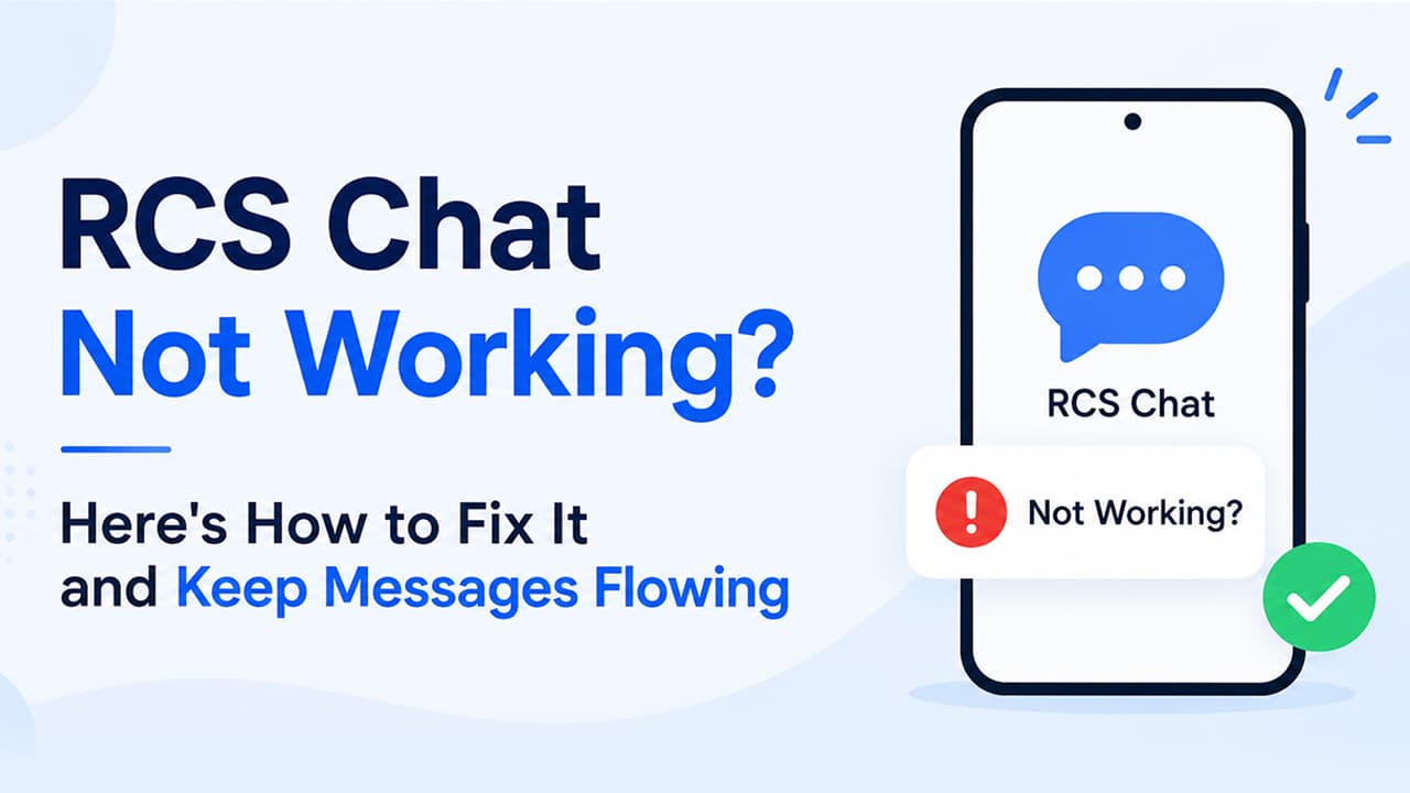 RCS Chat Not Working? Here's How to Fix It and Keep Messages Flowing